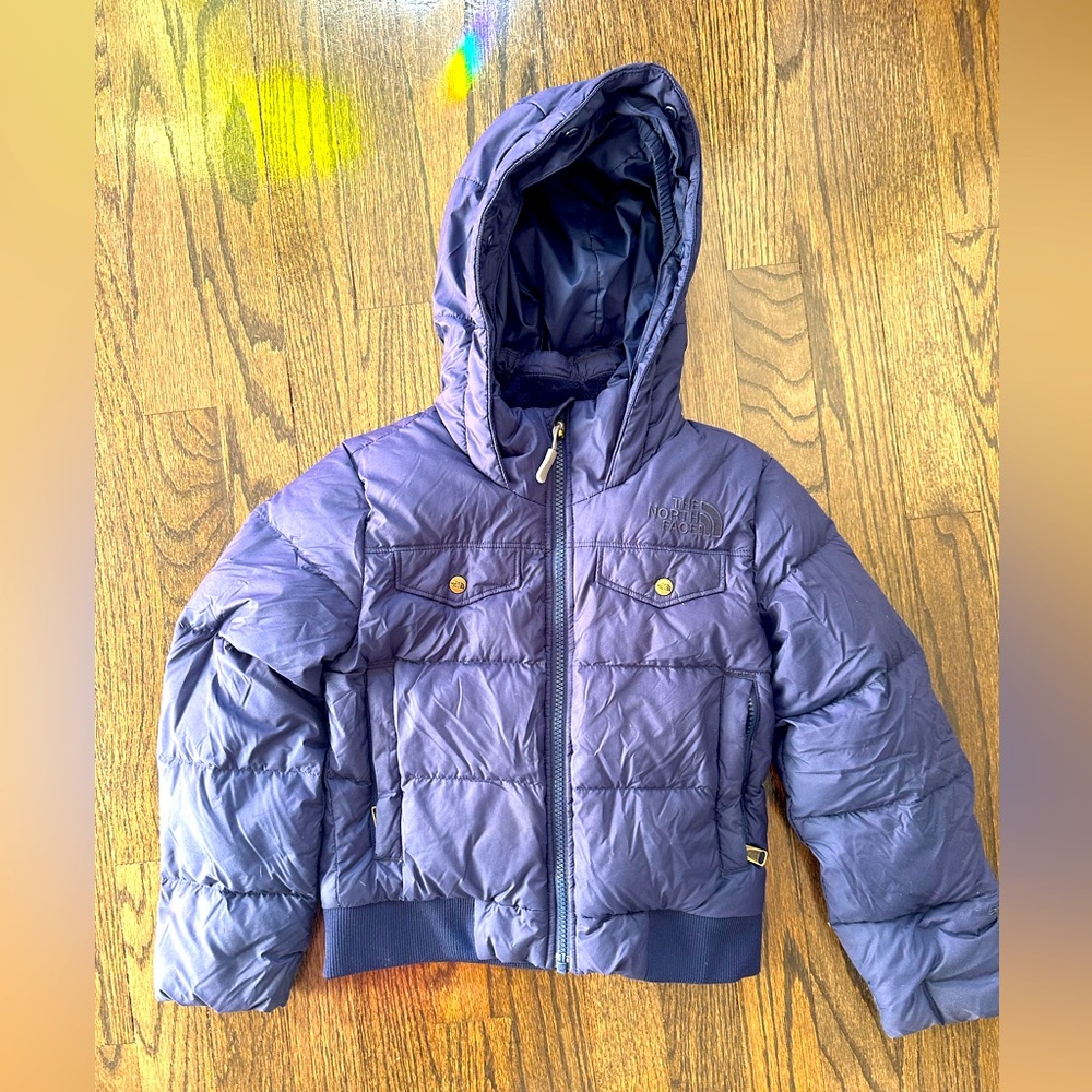 The North Face down girls jacket xs